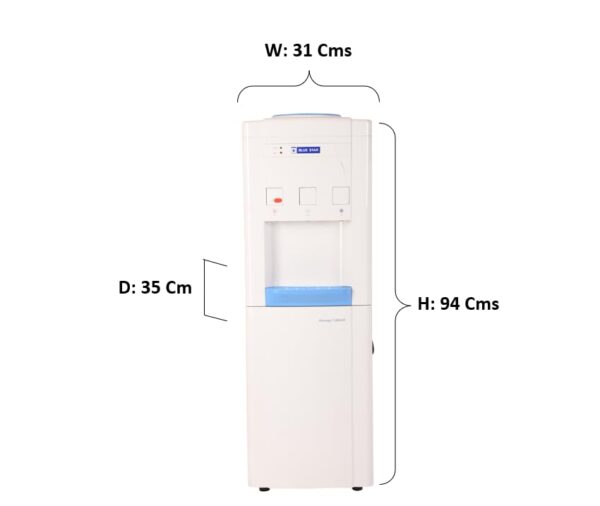 Blue Star BWD3FMRGA Star Hot, Cold and Normal Water Dispenser with Refrigerator(Standard) - Image 7