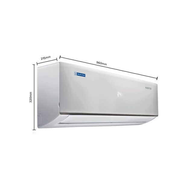 Blue Star 2 Ton 3 Star, 60 Months Warranty, Inverter Split AC (Copper, Convertible 5 in 1 Cooling, Auto Defrost, Dust Filters, Blue Fins, IE324YNU, White) - Image 17