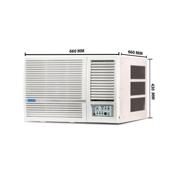 Blue Star 1.5 Ton 3 Star Fixed Speed Window AC (Copper, Turbo Cool, Fan Modes-Auto/High/Medium/Low, Hydrophilic Blue Fins, Dust Filters, Self-Diagnosis, WFD318L, White) - Image 21