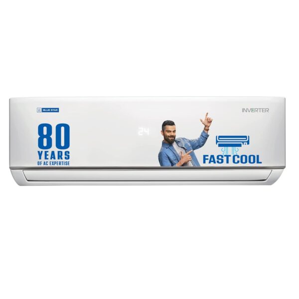 Blue Star 2 Ton 3 Star, 60 Months Warranty, Inverter Split AC (Copper, Convertible 5 in 1 Cooling, Auto Defrost, Dust Filters, Blue Fins, IE324YNU, White) - Image 13
