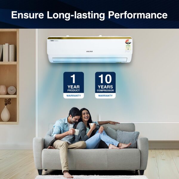 Voltas 1.5 Ton 5 Star Inverter Split AC (Copper, 5-in-1 Adjustable Mode, Anti-dust Filter, 185V Vertis Smart Elite Gold, White) - Image 19