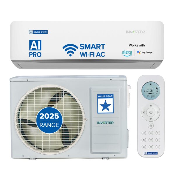 Blue Star 1 Ton 5 Star, 60 Months Warranty, Wi-Fi Smart Inverter Split AC (Copper, Convertible 5 in 1 Cooling, AI Pro, Voice Command, DigiQ Hepta Sensors, 4 Way Swing, ID512ZNURS, White) - Image 22