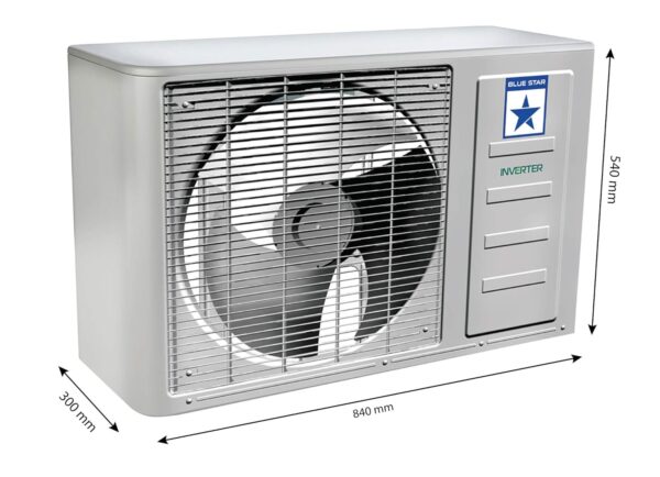 Blue Star 1.5 Ton 3 Star, 60 Months Warranty, Inverter Split AC (Copper, 5 in 1 Convertible, Turbo Cool, Energy Saver, Blue Fins, ID318YKU, White) - Image 21