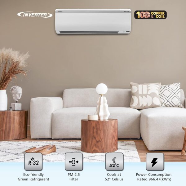 Daikin 1.5 Ton 3 Star Inverter Split AC (Copper, PM 2.5 Filter, Triple Display, Dew Clean Technology, Coanda Airflow, 2024 Model, MTKL50U, White) - Image 17
