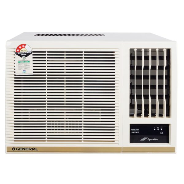 O-general BBAA Series 1.5 Ton 3 Star Window AC With Super Wave Technology 3-Speed Cooling (AXGB18BBAA-B, White) - Image 2