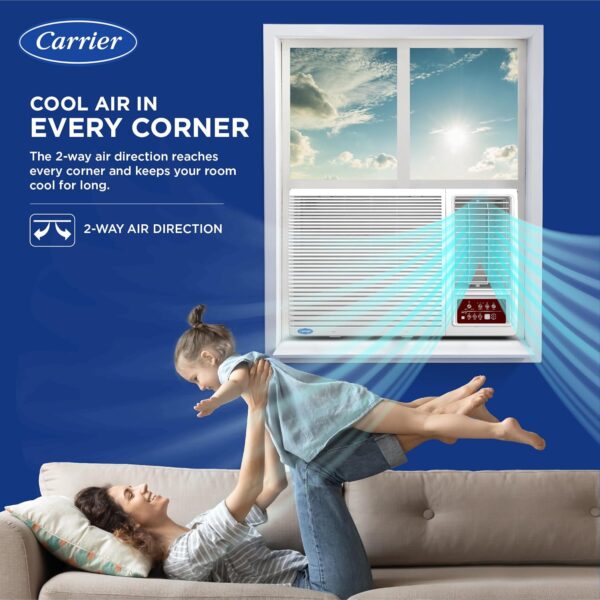 Carrier 1.5 Ton 5 Star Inverter Window AC(Copper, High Density Filter for Dust Filtration, 2Way Air Directional Control, ESTRA Fxi,CIW19SC5R35F0,White) - Image 20